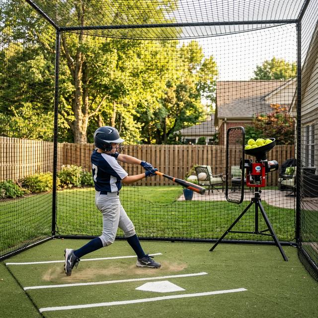 Best Home Batting Cages and Pitching Machines (2026)