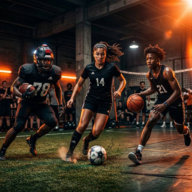 Youth athlete wearing a GPS smartwatch during training